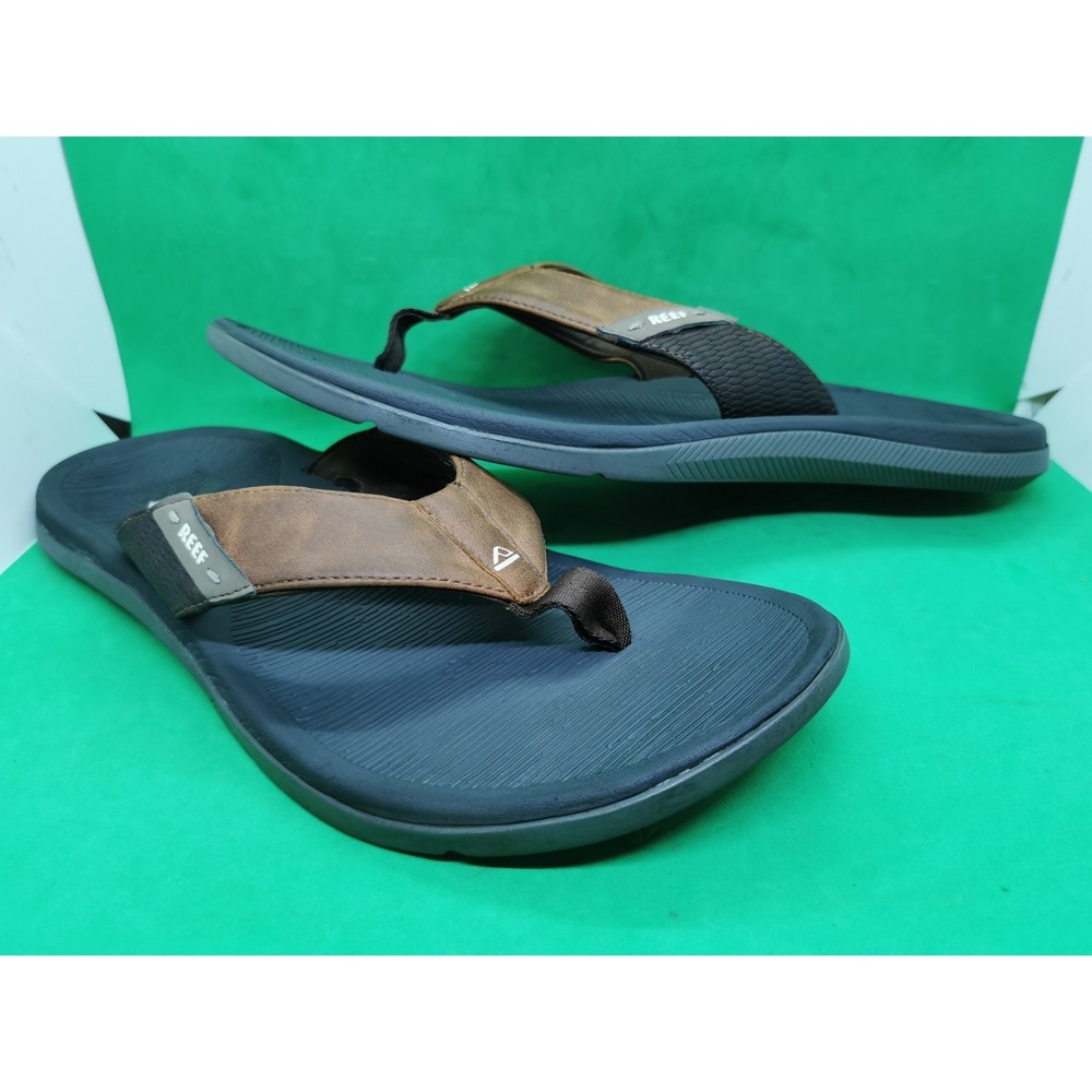 Reef Mens Santa Ana Summer Beach Holiday Sliders Sandals Flip Flops Size 13